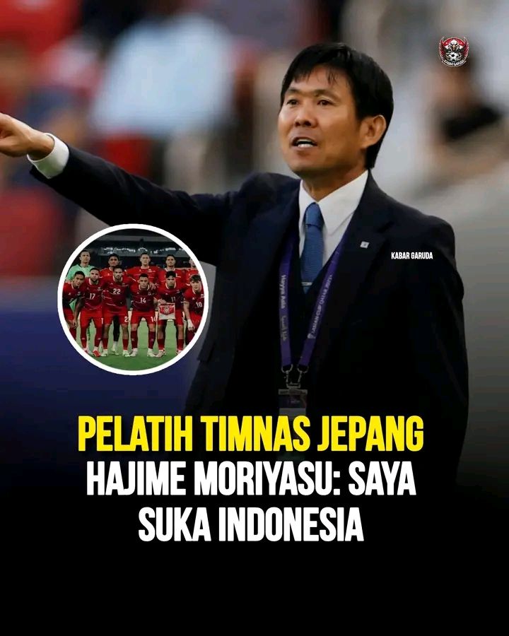 Pelatih Timnas Jepang Hajime Moriyasu Ungkap Kekaguman pada Indonesia