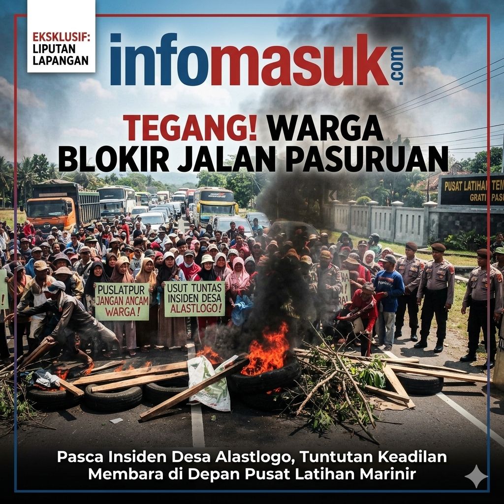 WARGA DEMO MAKO MARINIR DI SIDOARJO