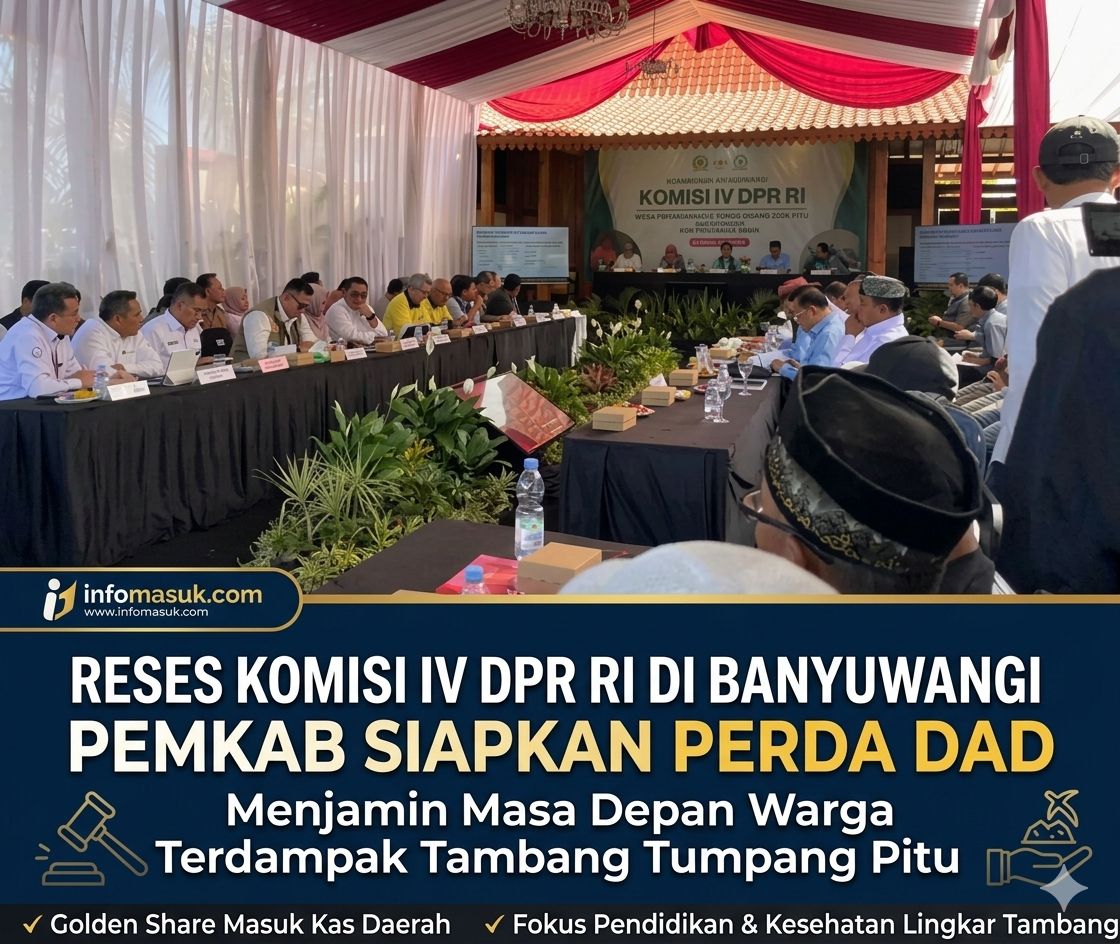 KOMISI IV DPR RI: "MIRIS, DEKAT TAMBANG EMAS KOK WARGA MASIH BELUM SEJAHTERA?"