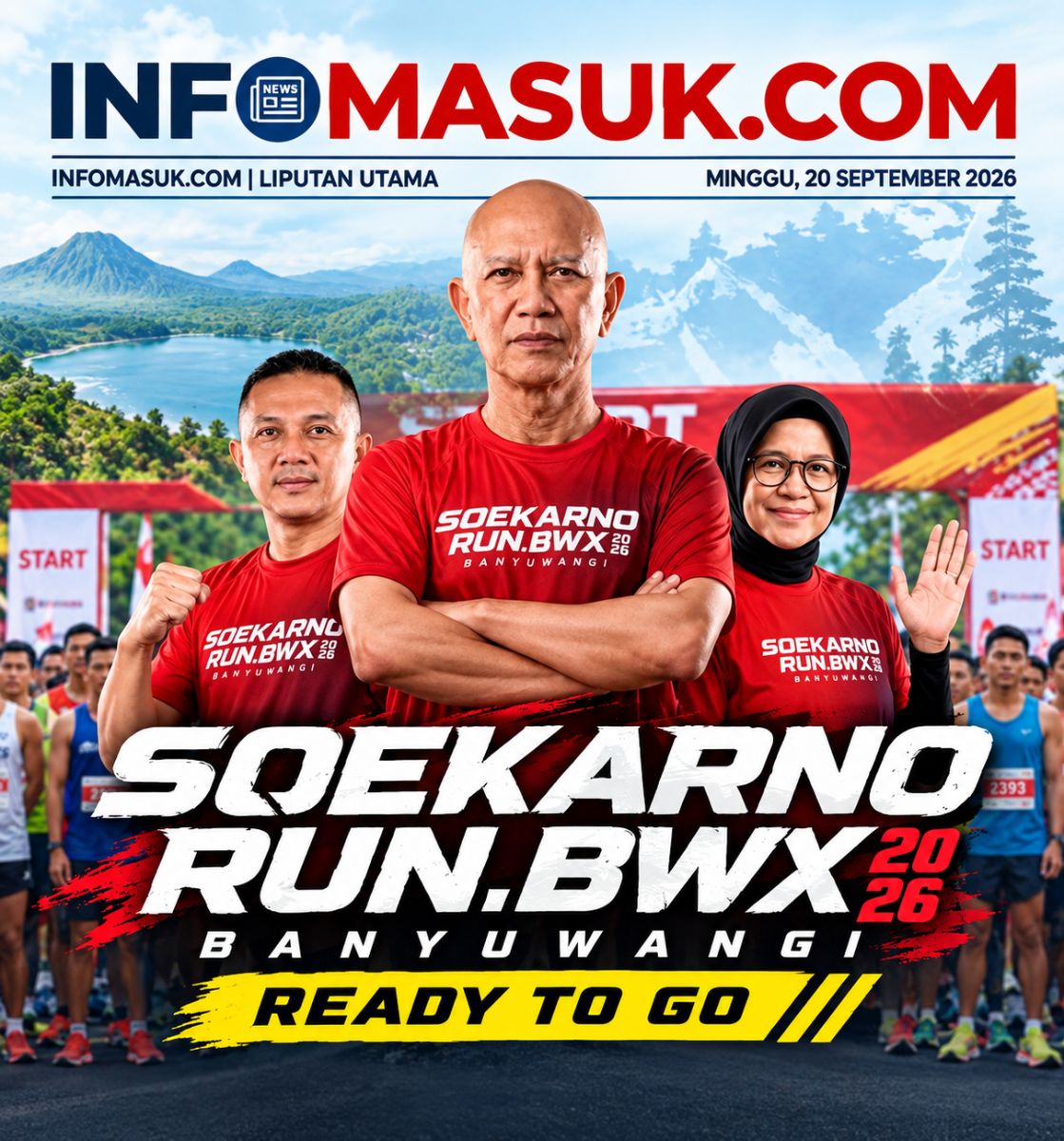 PDI PERJUANGAN gelar Soekarno Run BWX di Banyuwangi